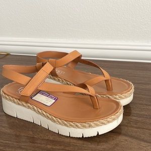 Franco Sarto, nude platform sandals